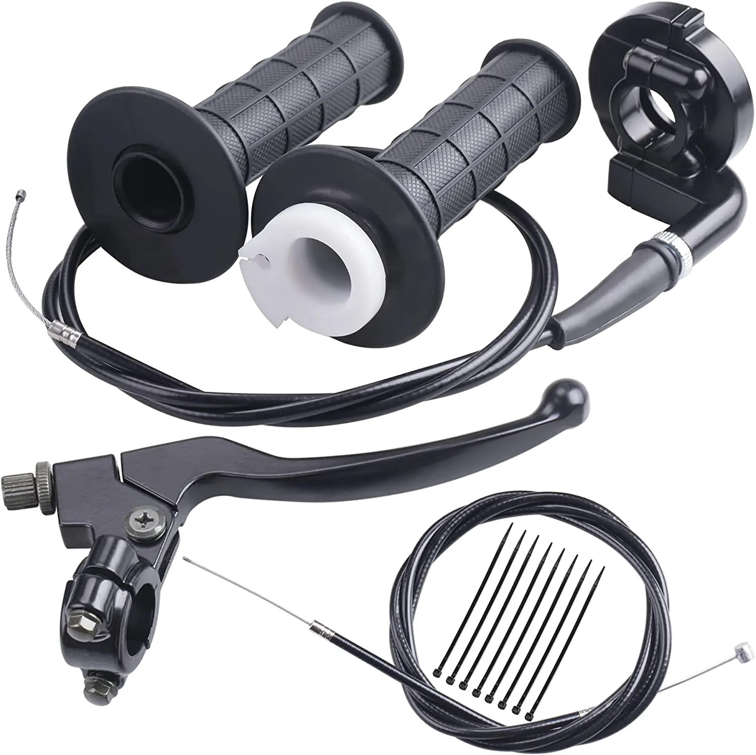 

Throttle Handle+Right Brake Lever Throttle Cable Mb165 Mb200 196cc 200cc XR80 XR100 CRF70 CRF80 CRF100 Pit Dirt Bike Mini Bike