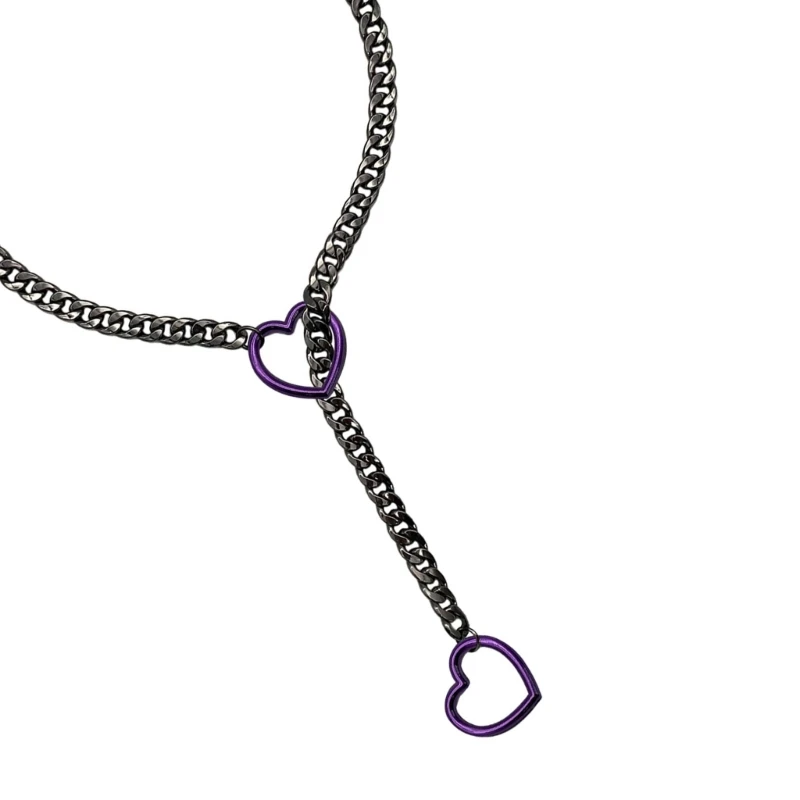 Модное ожерелье с подвеской в ​​виде сердца и игривое сердце уплотнительными