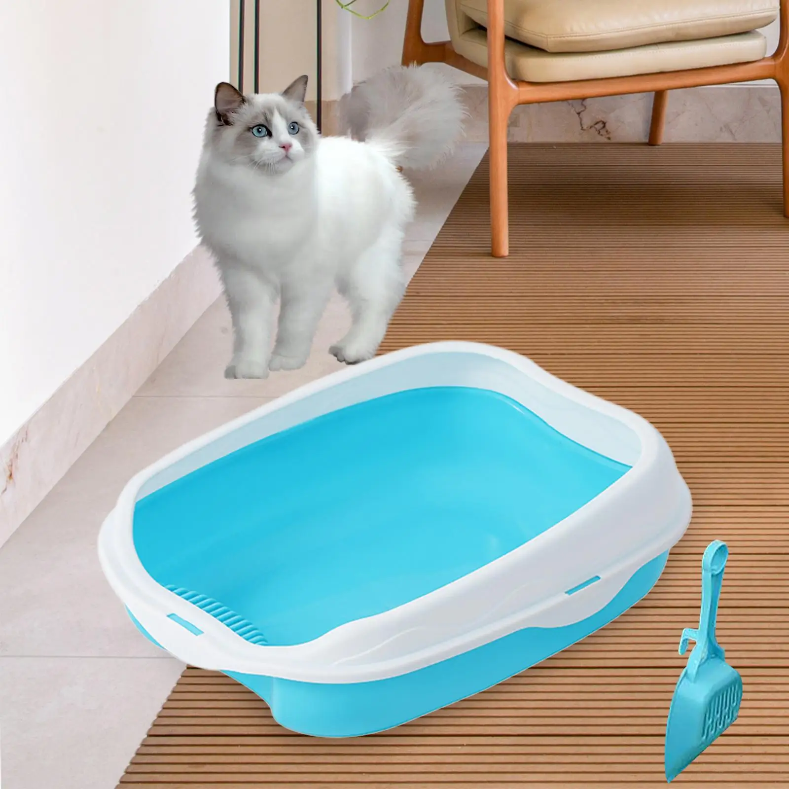 Splashproof Semi Enclosed Pet Supplies Heighten Easy To Clea