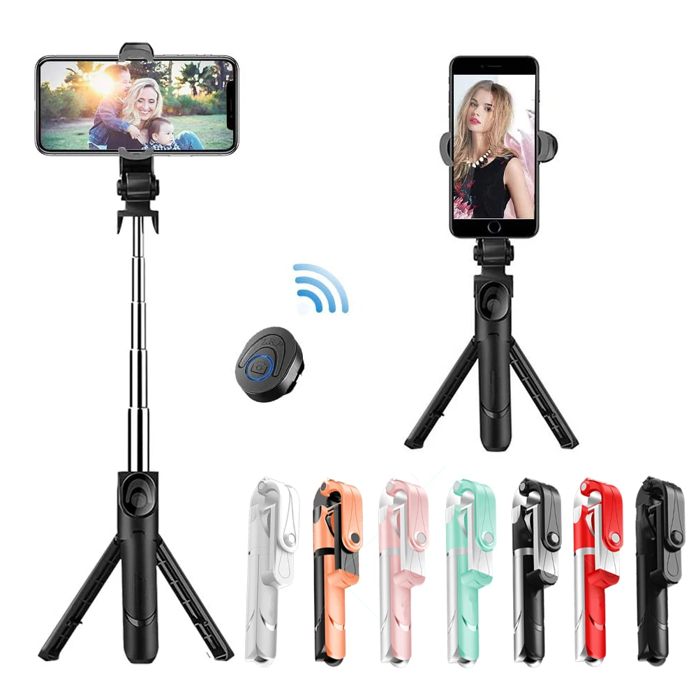 

Wholesale 5pcs/lot Bluetooth Selfie Stick Mobile Phone Tripod Selfie Ttick Tripod Flexible Wireless Selfie Stick Tripod for Live
