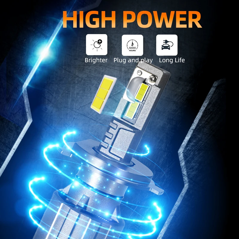 RX19 140W 50000Lm H7 H4 светодиодный лампы для фар H11 H8 9005 HB3 9006 HB4 6000K Luces фонарь Авто 12V