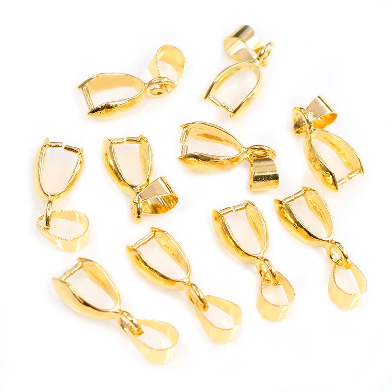 50 Шт./лот Разные Медные Металлические Подвески От 5x14 Мм До 8x20 7 Цветов