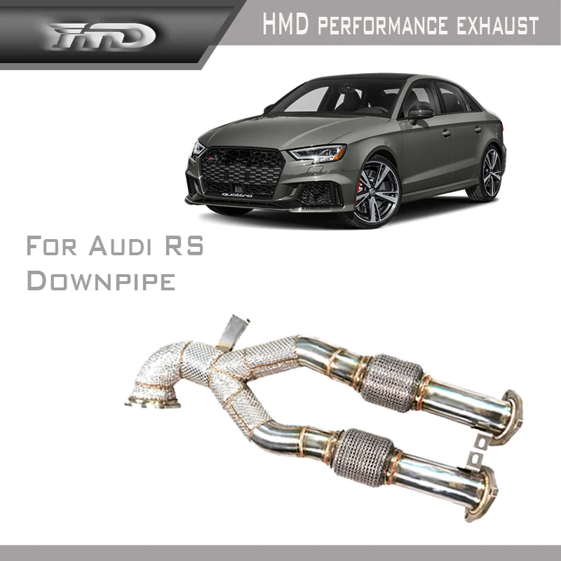

For Audi RS3 RS4 S5 S6 Exhaust Downpipe Catalytic Converter