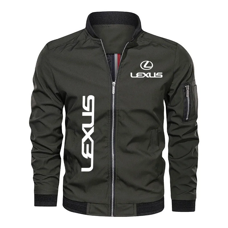 Lexus Car Logo Print High Quality Fashion Men's Coat Wind Wa