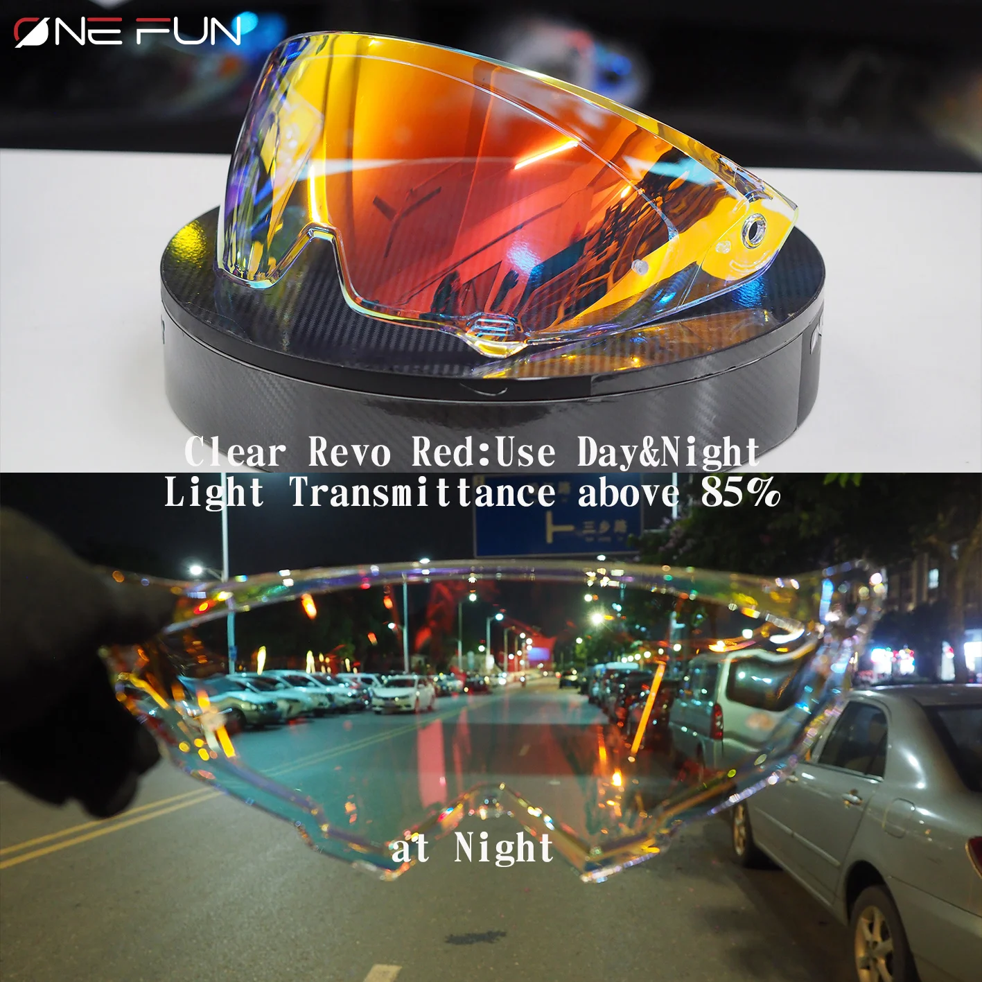 Сменный козырек для мотоциклетного шлема RUROC ATLAS 3