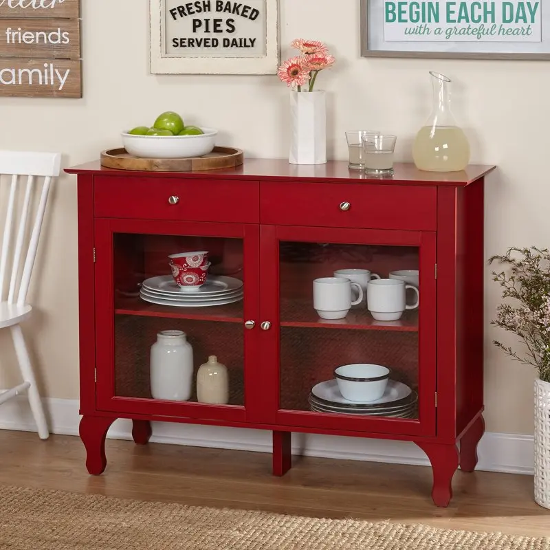 

2-Drawer Buffet Cabinet, Multiple Colors