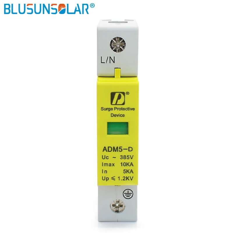 5 шт. SPD 1P 5KA 10KA 385V AC дом низковольтный молниеотвод устройство защиты от