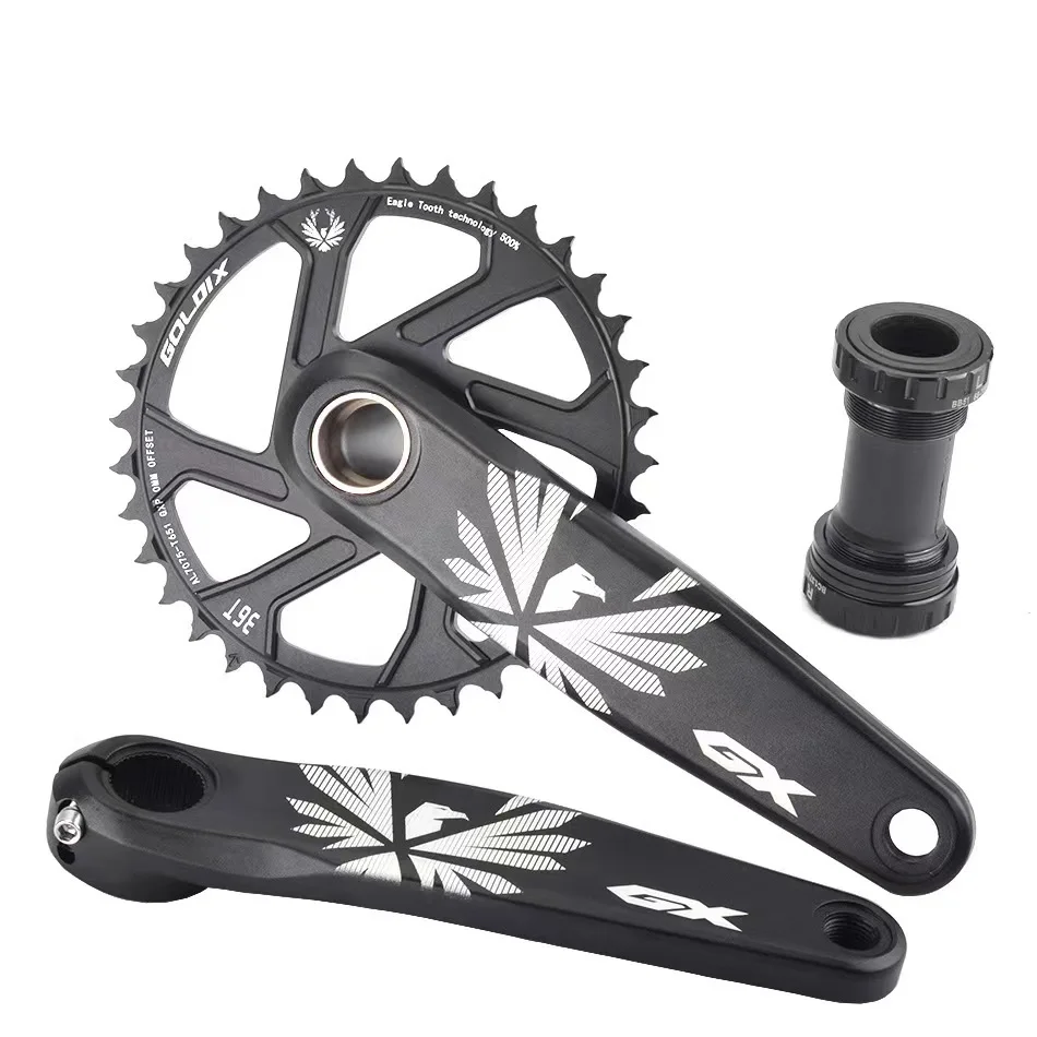 MTB BOOST Crankset GX 170/175mm Bike Crank With Bottom Brakcet 30/32/34/36/38T Chainring Mountain Bike Crank For SRAM NX SX GXP