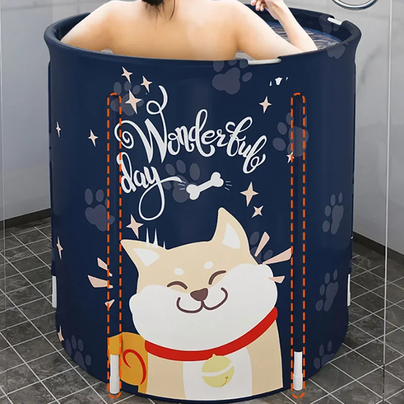 Домашняя Складная Ванна для взрослых Большая Современная держатель