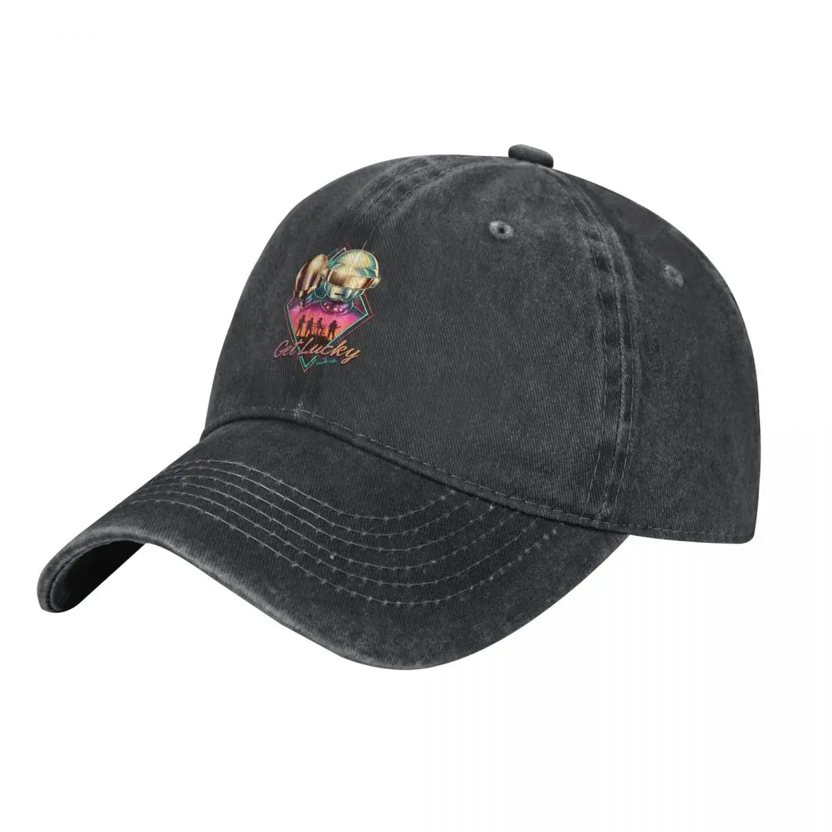 

Разноцветная шляпа Daft в стиле панк, женская кепка с козырьком на удачу, персонализированные защитные шляпы