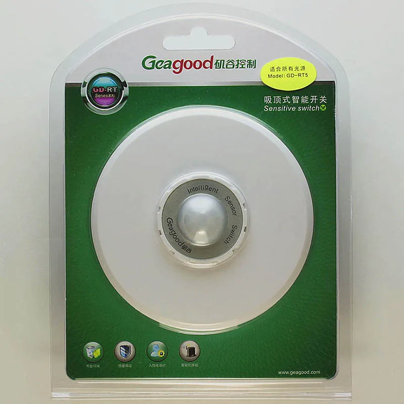 

Infrared Human Sensor Lights Switch Geagood Round Smart Sensitive Switches Embedded Concealed Motion Sensor Light Switch