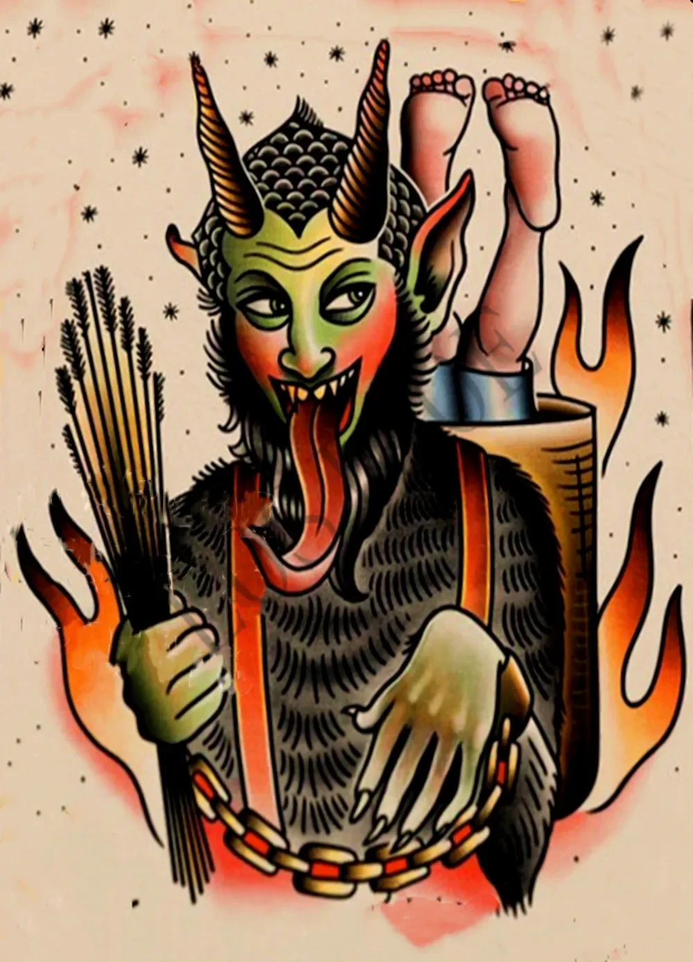 

Тату-дизайн, художественная Настенная карта, фотобумага, крафт-бумага, HD печать, живопись, винтажные постеры, домашняя комната, искусство, настенные наклейки GF5