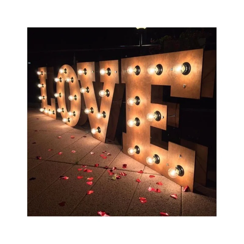 

Genuine high quality custom metal 4ft confession light up letter logo
