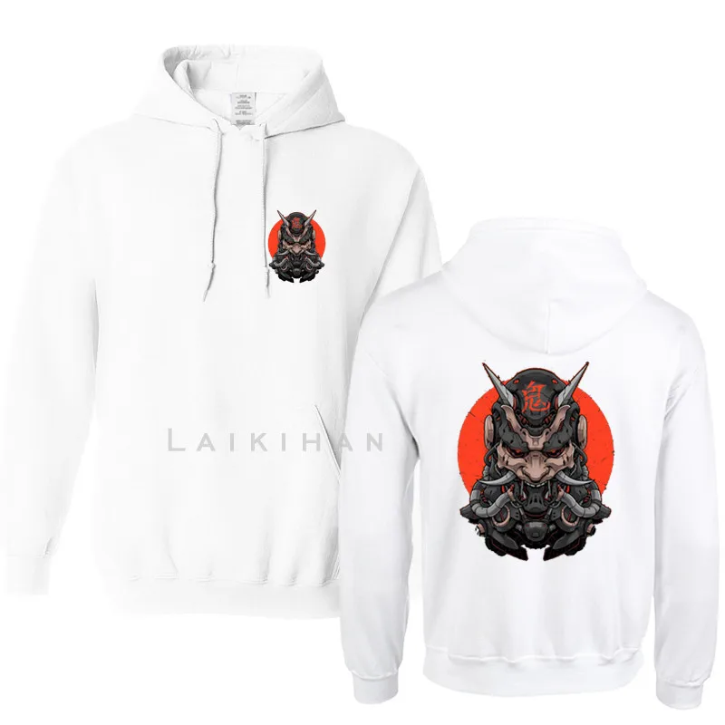 

2022 Winter Men Casual Hoodie Men Hoodie / Street Sweatshirt ONI MECHA Sports Sweatshirt Women Hoodie
