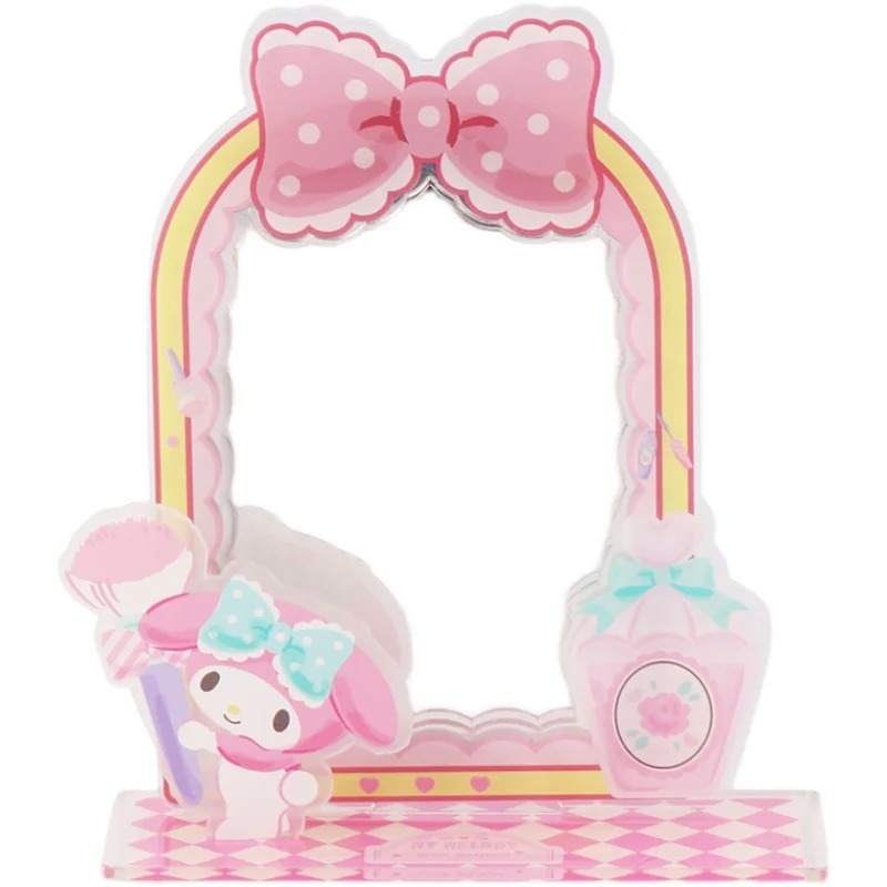 

Hobbies Figures Cartoon Sanrio Kuromi Cinnamoroll Melody DIY Mirror Acrylic Desktop Ornament Toys Holiday Gifts for Children