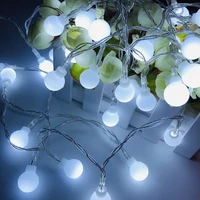3m 6m 10m cherry balls led fairy string lights wedding christmas tree decorations outdoor room garland lamp batteryusb operated