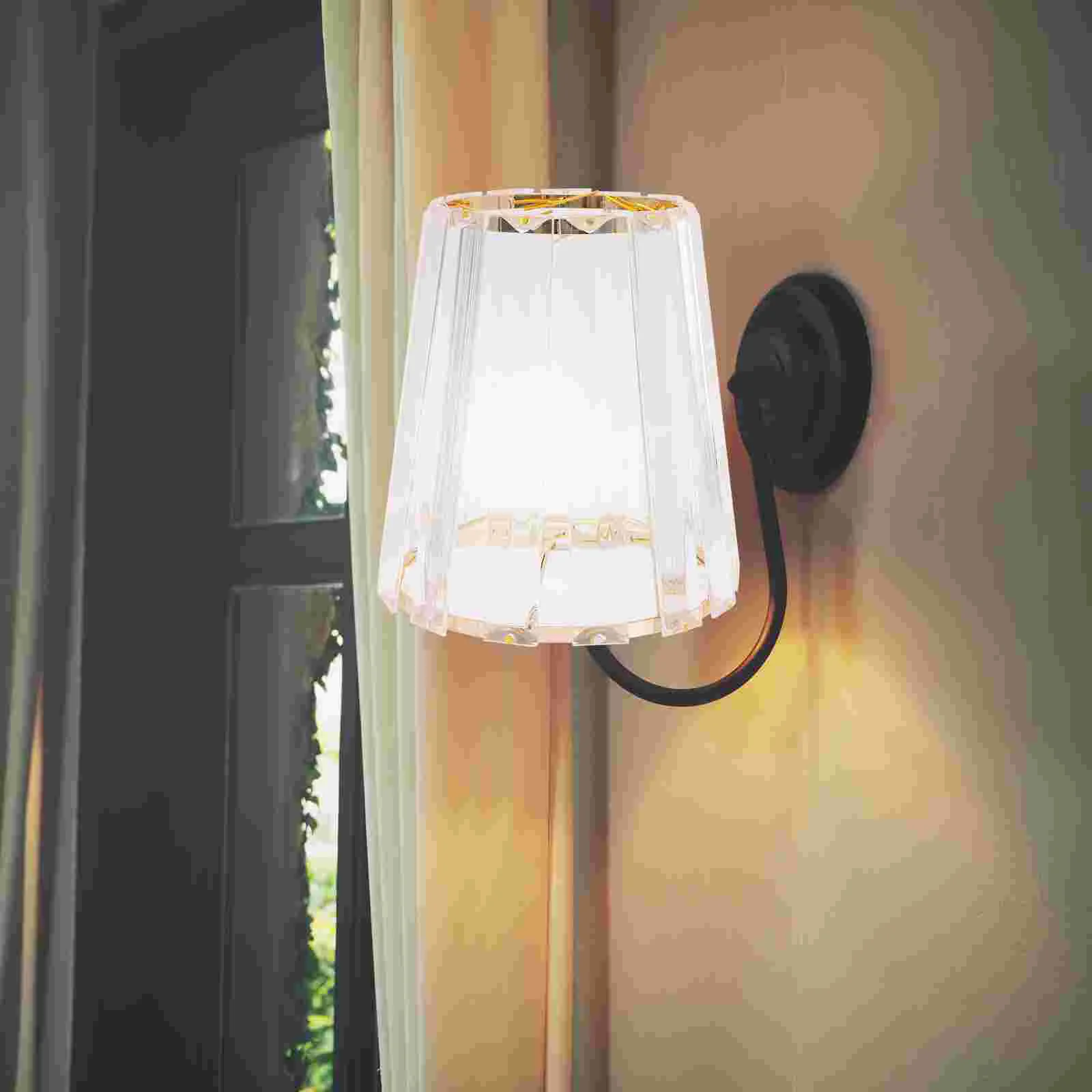 

Lampshadecover Lamp Pendant Replacement Shade Crystal Hangingclip European Table Ceiling Sconces Wall Fan Chandelierfixture
