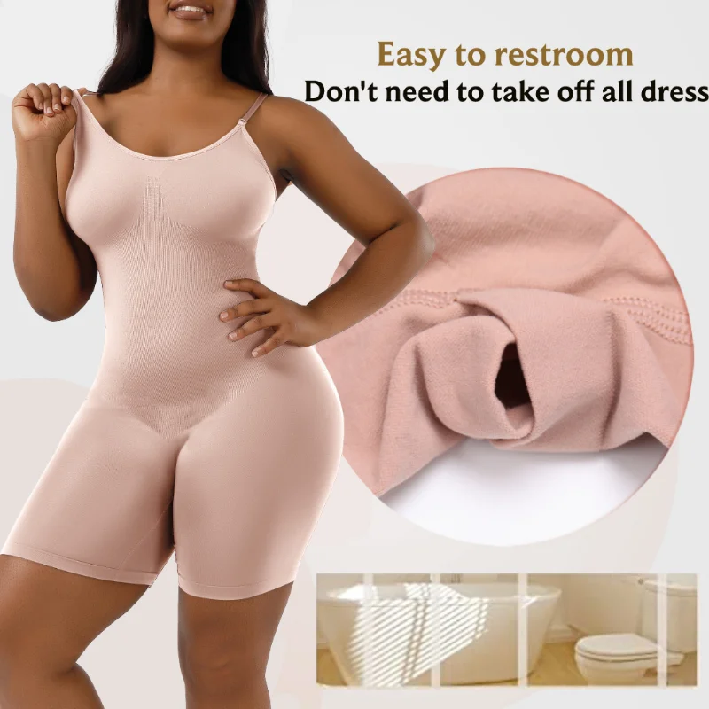 Plus Size Bodysuit Shapewear Women Full Body Shaper Tummy Control Fajas Slimming Sheath Butt Lifter Push Up Thigh Shapers Corset