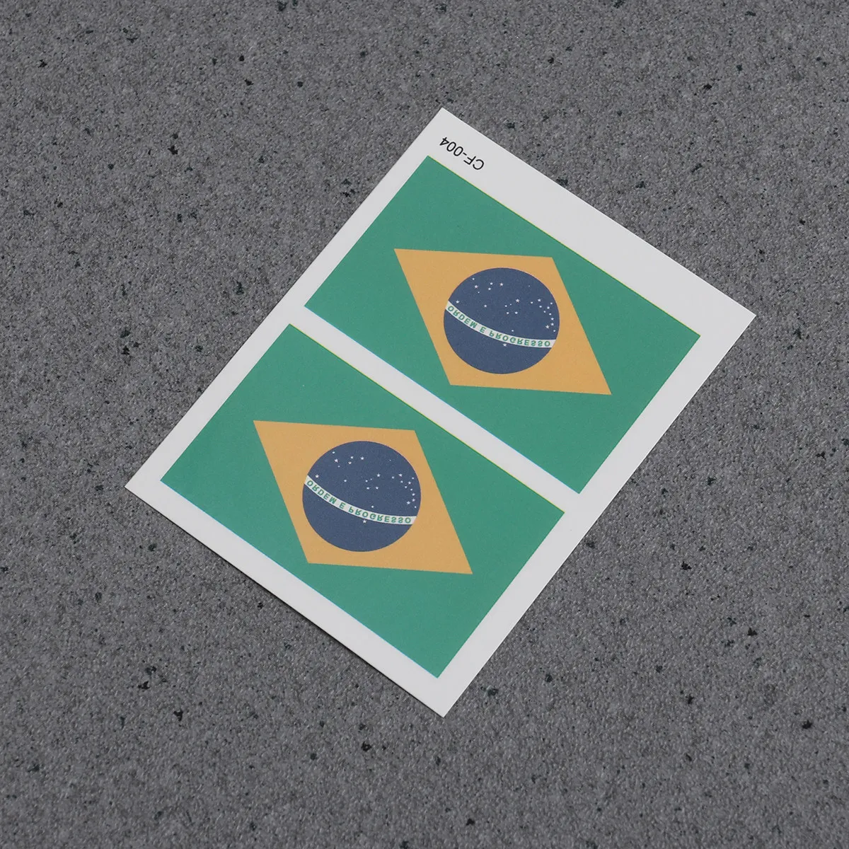 Фото 30 шт. временных татуировок-наклеек с национальным флагом Бразилии для спортивных мероприятий, фан-аксессуары, флаговые татуировки №4