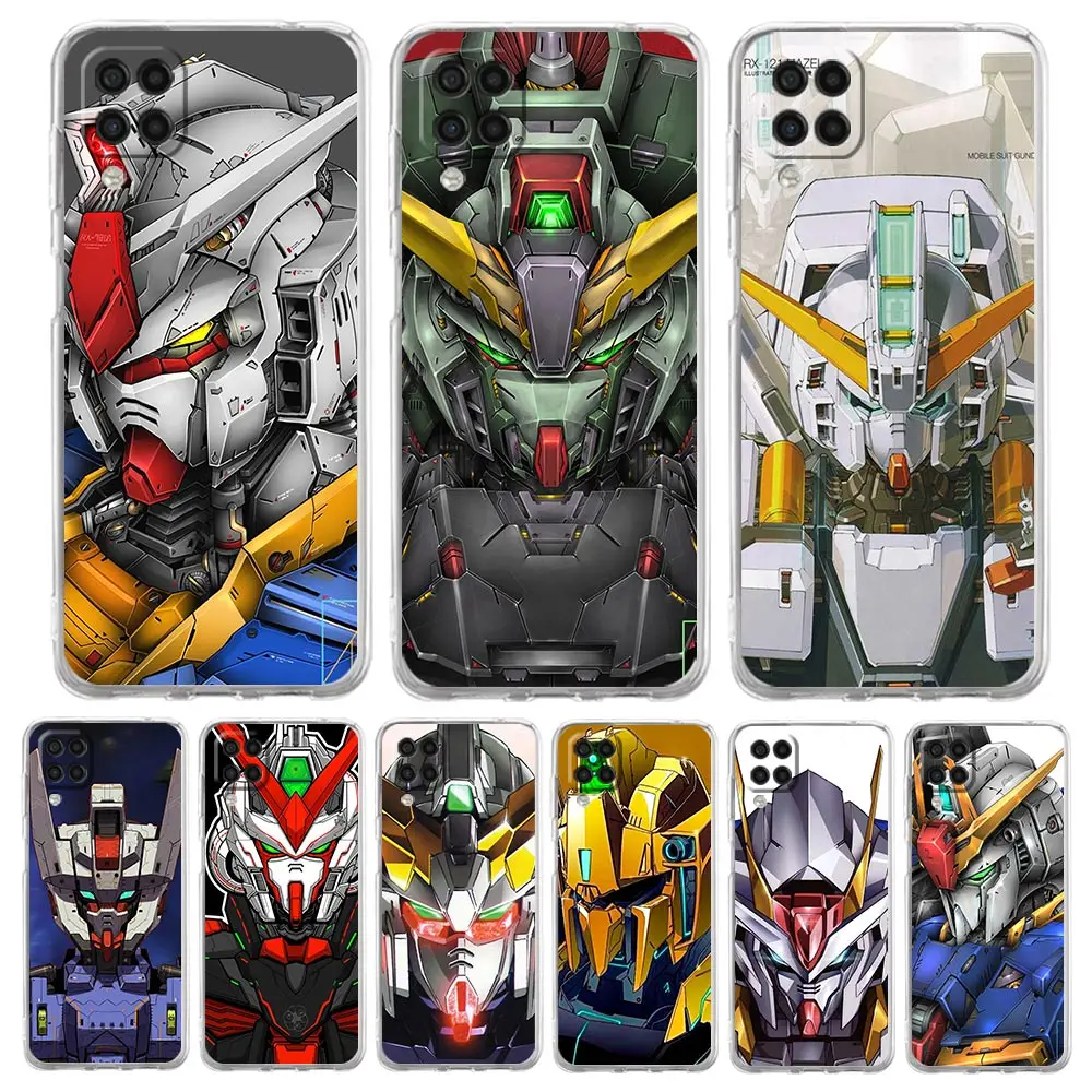 

Gundam Cartoon Fashion Phone Case For Samsung Galaxy A51 A71 A21S A12 A11 A31 A41 A52S A32 A01 A03S A13 A22 5G Soft Clear Cover