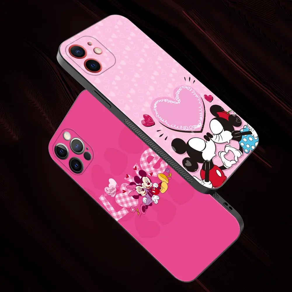 Чехол для Apple iPhone 13 12 11 Pro Max Mini XS XR X 7 8 6 6S Plus 5 ярких цветов 2020 чехол телефона с Минни