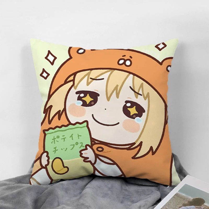 

UMR Cushion Covers for Bed Pillows Pillow Cases Decorative Pillowcase Cushions Home Decor Cover Sofa 45x45 Anime Throw Sleeping