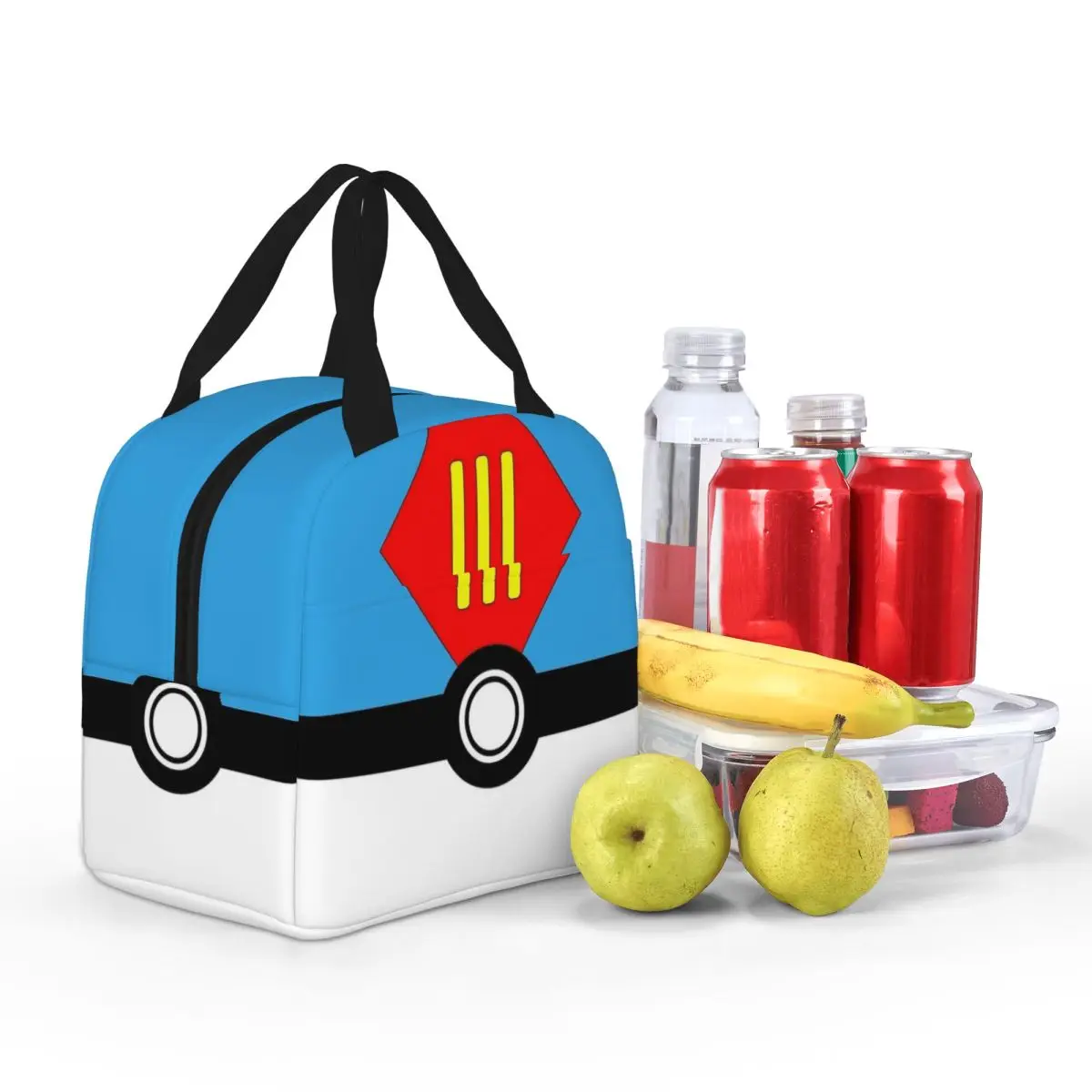 Изолированный Ланч-бокс с изображением монстра призрака японского аниме шариком