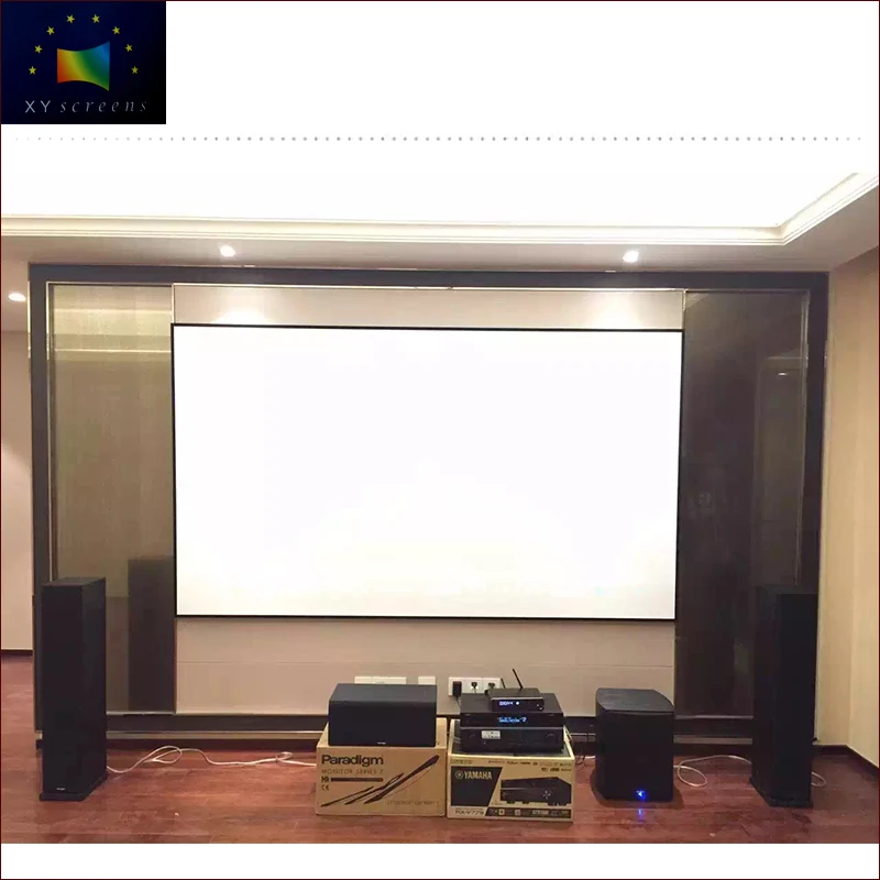 

120inch XYScreens 4K flexible white fixed frame projection screen ZHK100B-WF1 Pro