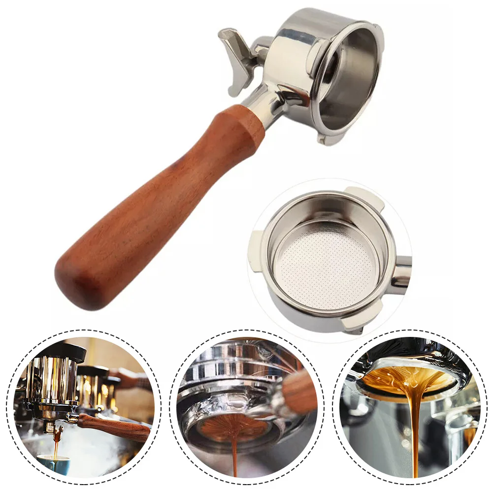 

Tampers Tools Bowl Coffee Pressurized Handle Tool Coffee Powder Filter Coffeeware Spoon Portafilter Brewing Basket For