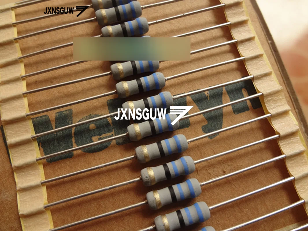 10 шт. Оригинальный британский Welwyn 5% 2W66R 4.2x11.5 мм сопротивление цветного кольца 2 Вт 66R Замена 2 Вт 68R металлический пленочный резистор 66R 2 Вт 66 Ом