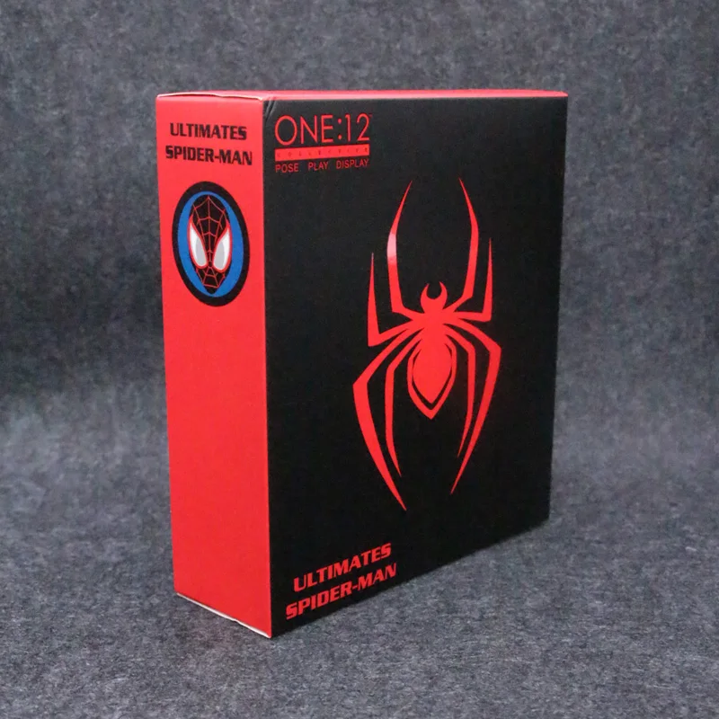 

Экшн-фигурка Marvel Mezco Человек-паук, Мстители, супергерой, Человек-паук, один: 12 BJD, подарки, игрушки