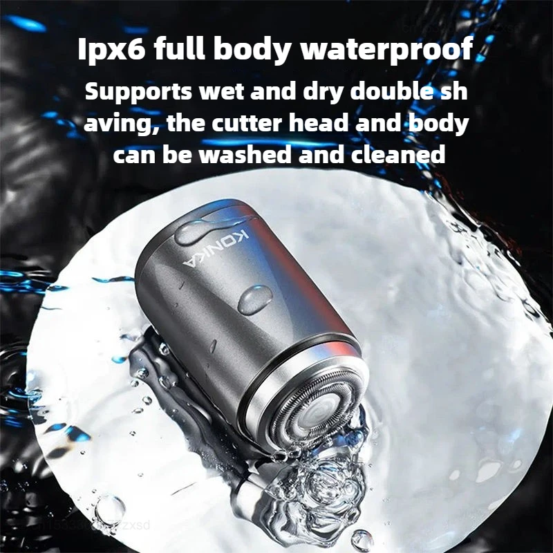Youpin KONKA Мини Портативная Электробритва Быстрая Очистка Сильная Высокоскоростная