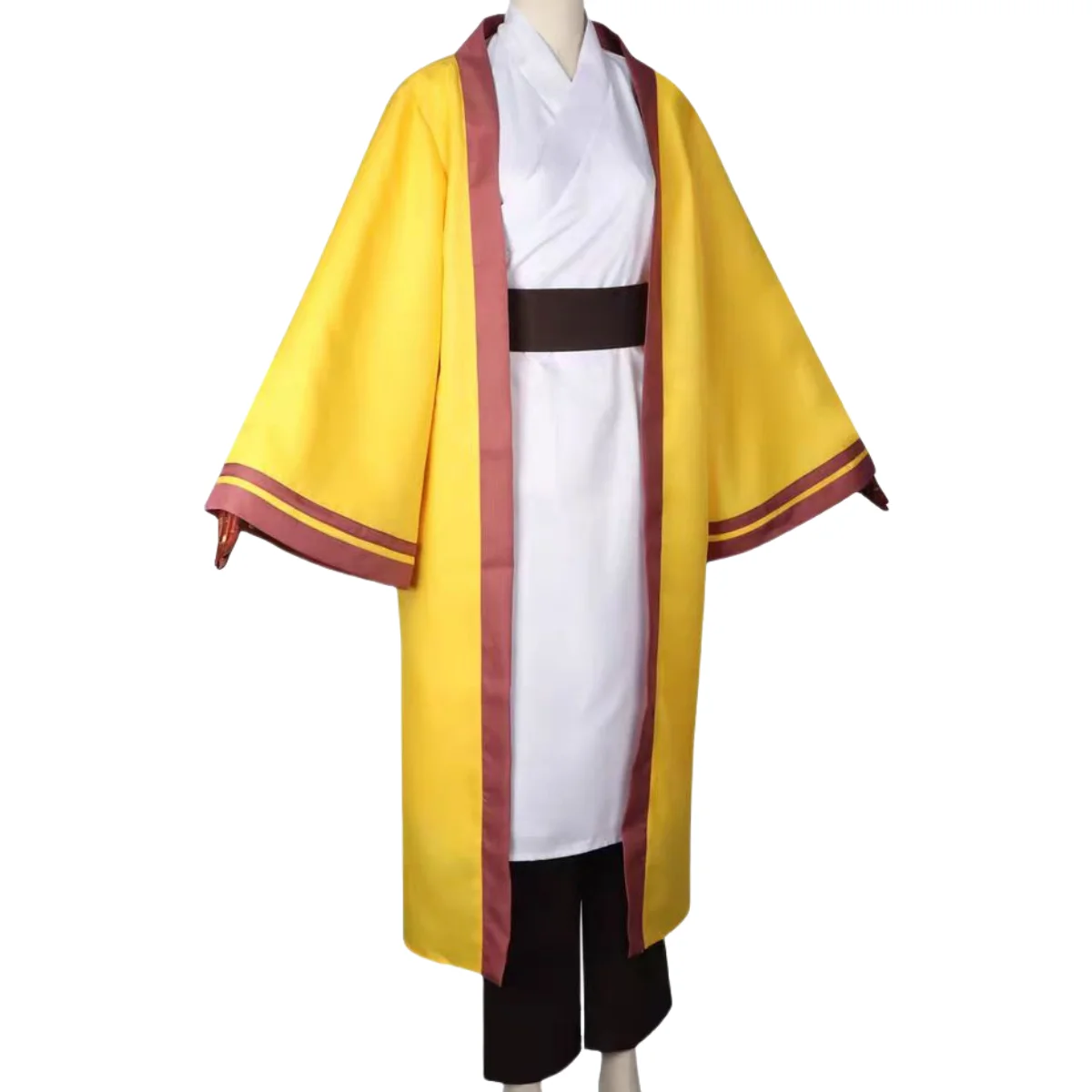 Костюм для выставки манги из аниме фэндун желто-коричневый парик код Ван