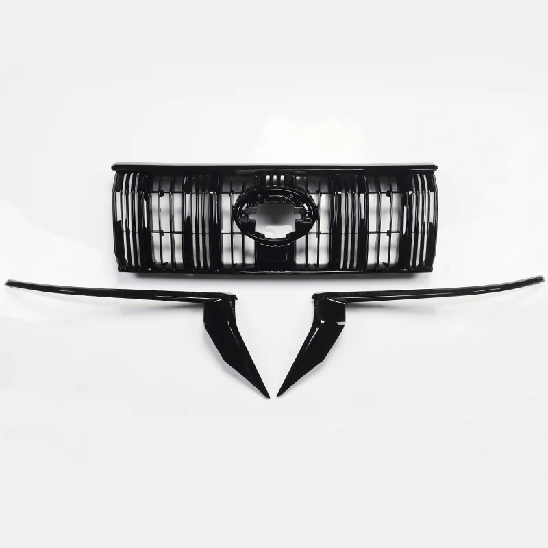 

Для Toyota Land Cruiser Prado 150, модификация решетки радиатора Lc150 2014-2023, подсветка радиатора, аксессуары для передней детали