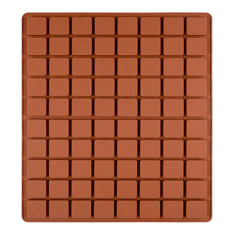 

1Pc 80 Holes Square Silicone Mold Sugar Chocolate DIY Handmade Child Dessert Cake Mold Wedding Cake Decorating Tools