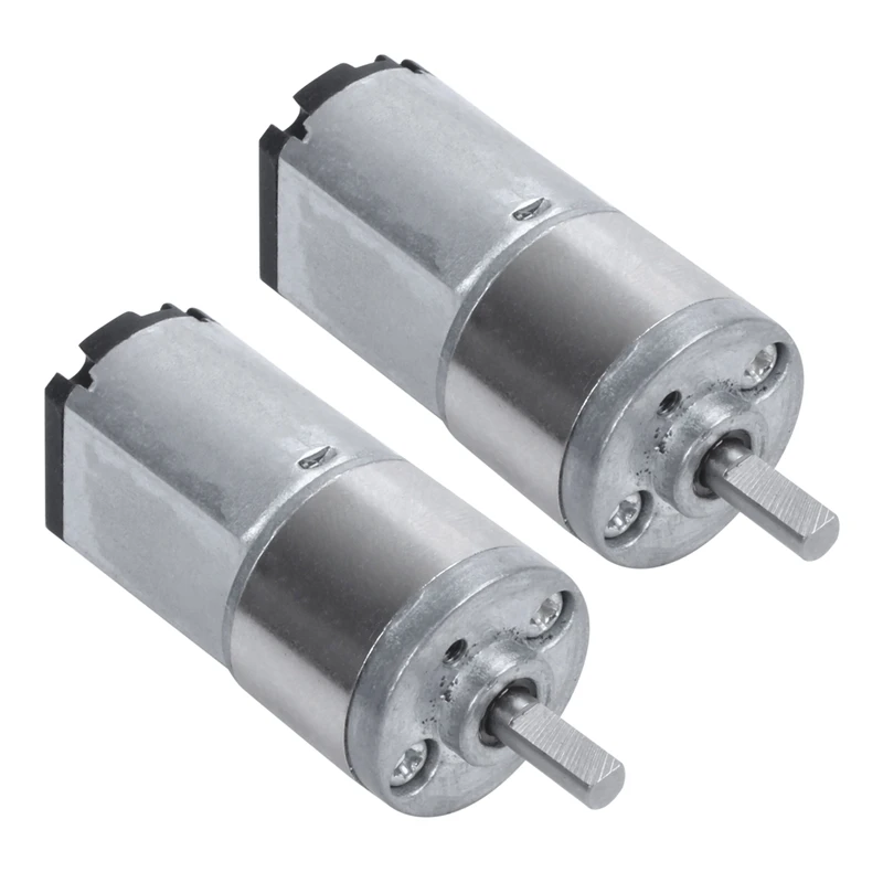 

2Pcs 3Mm Shaft Dia DC 6V 1000RPM 0.4A 16GA Electric Geared Motor