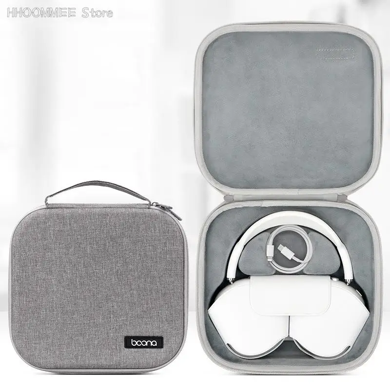 

Portable 1PC EVA Headphone Carrying Case Waterproof Storage Bag Protective Travelling Handbag for Apple Airpods Max Headset