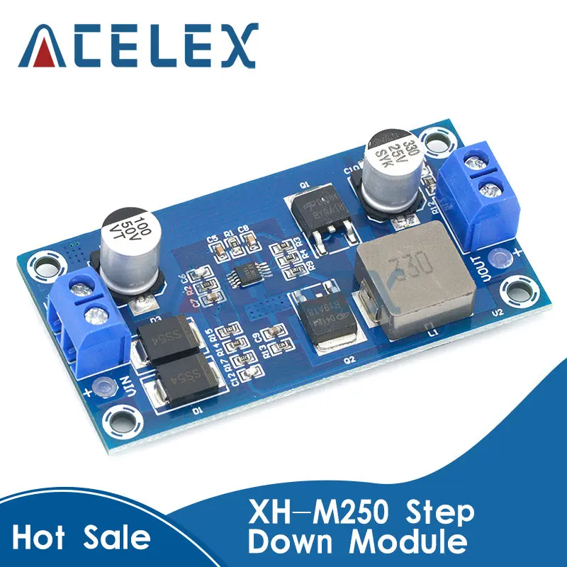 

XH-M250 Step Down Module DC-DC 12V 6A 72W High Power Power Supply Regulator Module Adjustable Voltage Regulator Converter Board