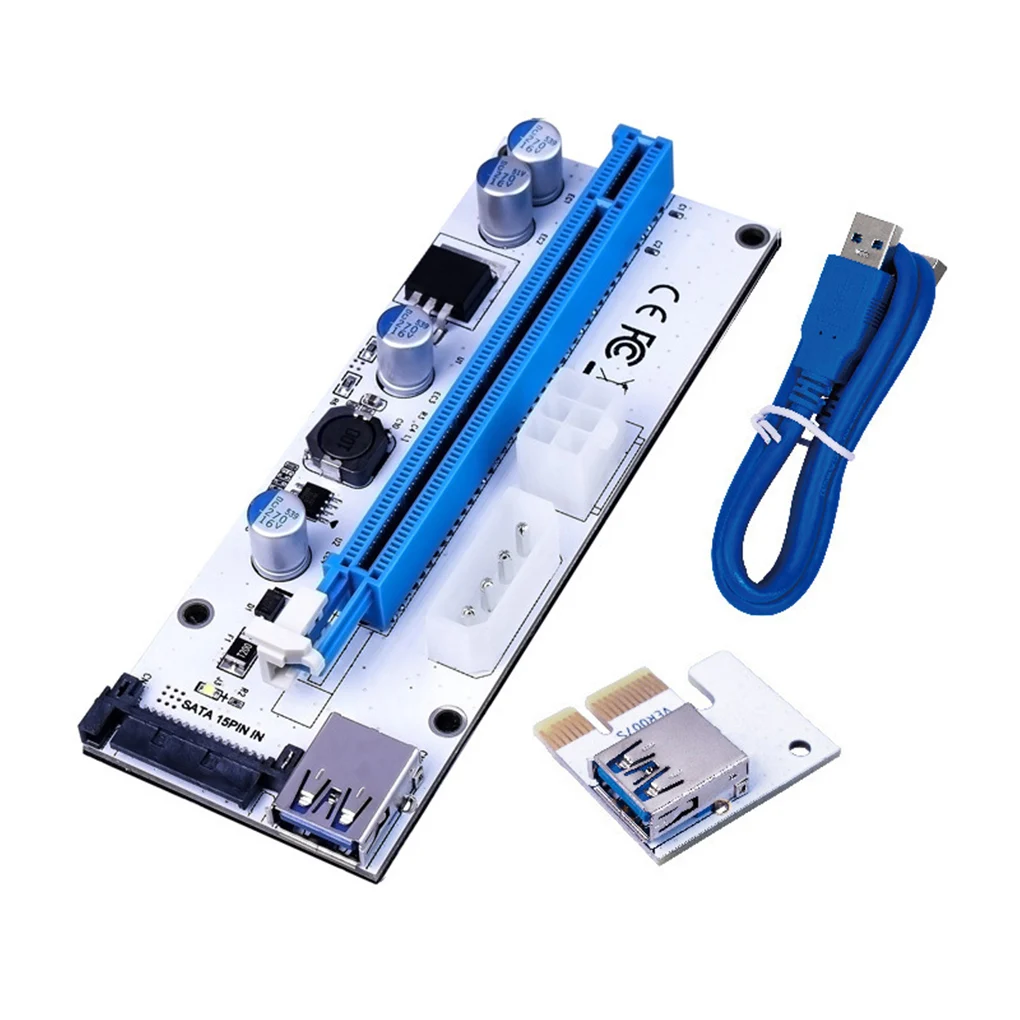 

6-контактная Плата расширения PCI-E Интерфейс 1x до 16x адаптер графическая карта PCI-E Плата расширения