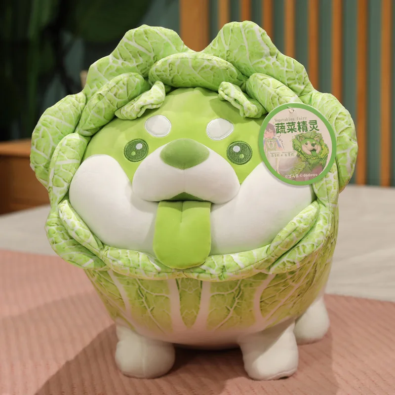 

Оригинальная собака Шиба-ину, плюшевые игрушки, креативные ягодицы, капуста, Япония, овощи, собака, куклы, мягкие набивные животные, диванная подушка, игрушка, подарок