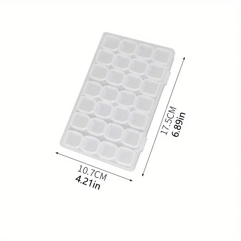 

Прозрачный пластиковый органайзер для ювелирных изделий