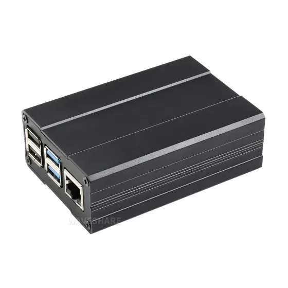Алюминиевый чехол с фаской для Raspberry Pi 4B отличительное техническое ощущение |