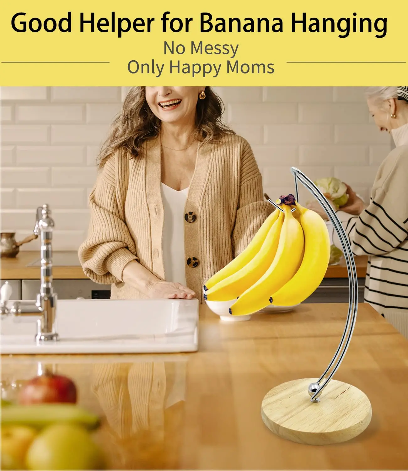

Fruit Banana Hanger Fruit Iron Holder Storage Decorate Stand Hook Kitchen Storage Fruit Storage rack