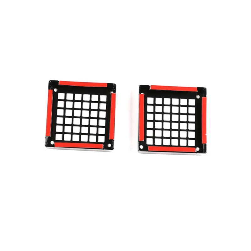 2 шт. аксессуары для боковых фар автомобиля - черный Land Rover Defender 90 110 130 2004-2019