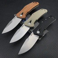8cr13mov blade tactical hunting jackknife zt 0308 outdoor rescue survival camping tool folding pocket knife with belt clip 58hrc