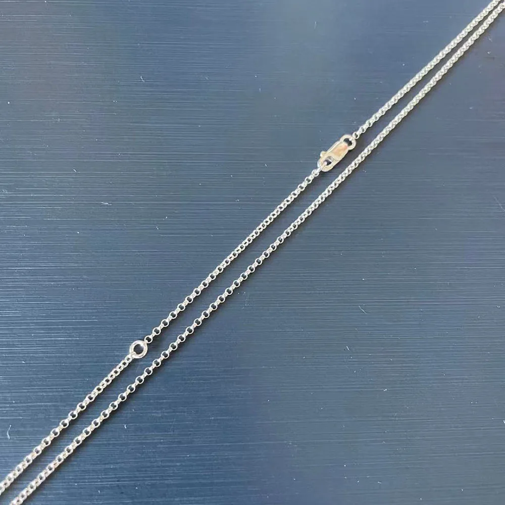 

Ожерелье из стерлингового серебра S925 с регулируемой длиной