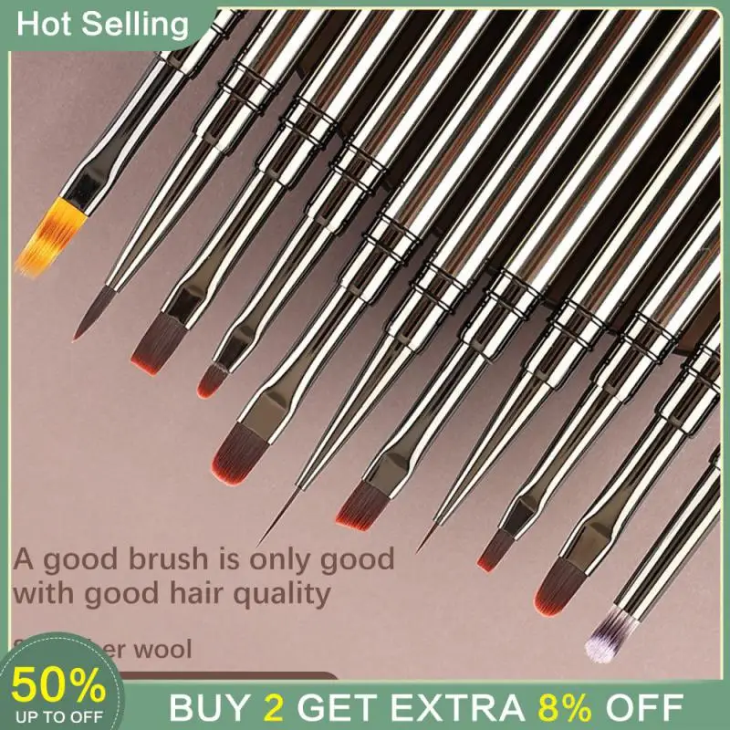 

Ручка для фототерапии, ультратонкие полоски, большие квадратные инструменты для дизайна ногтей, кисть для рисования, кисть для рисования, инструменты для рисования, кисти для ногтей