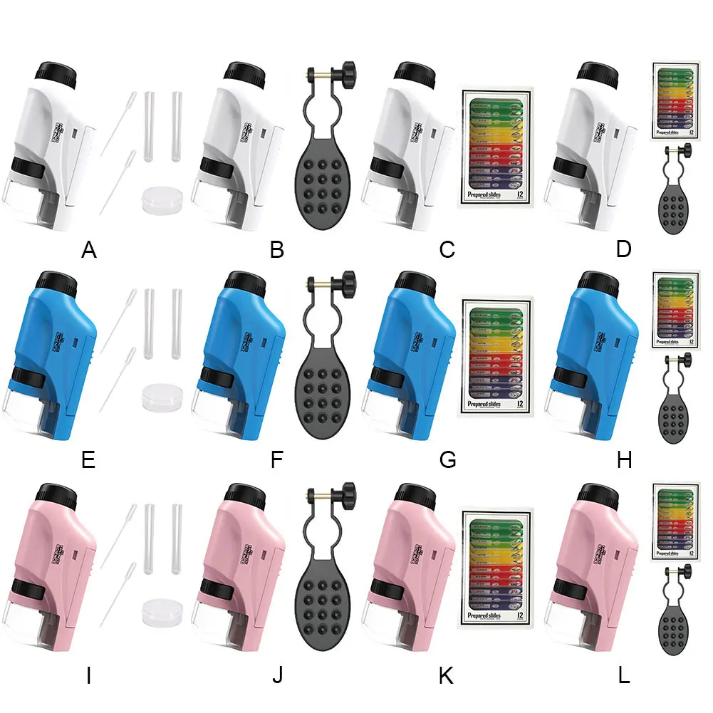 Компактный портативный цифровой микроскоп для детей лабораторного класса с