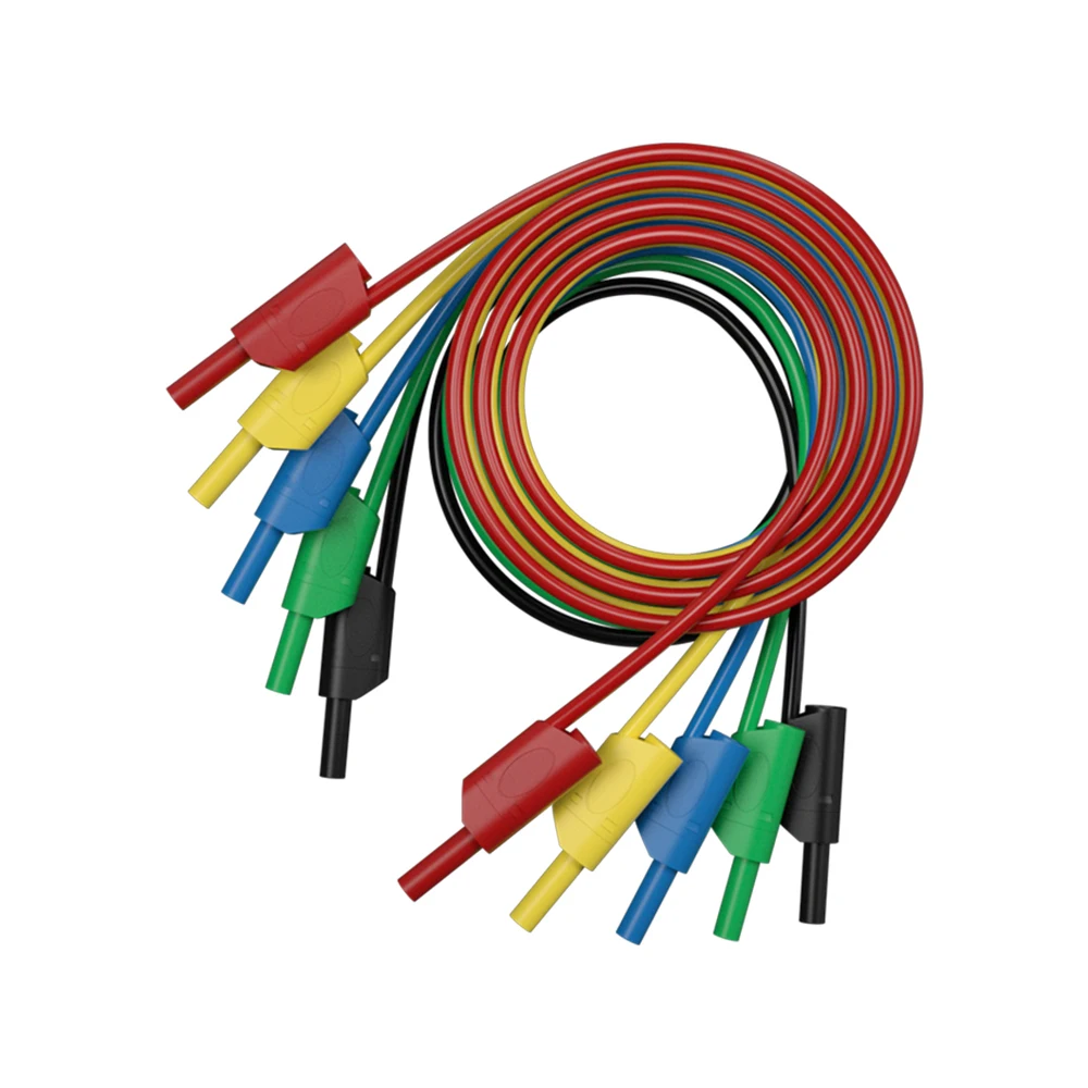 JZDZ, 200 см, 5 шт., измерительные выводы, 4 мм, Φ, выдвижная электрическая кабельная линия, перемычка, провод «сделай сам», J.70022