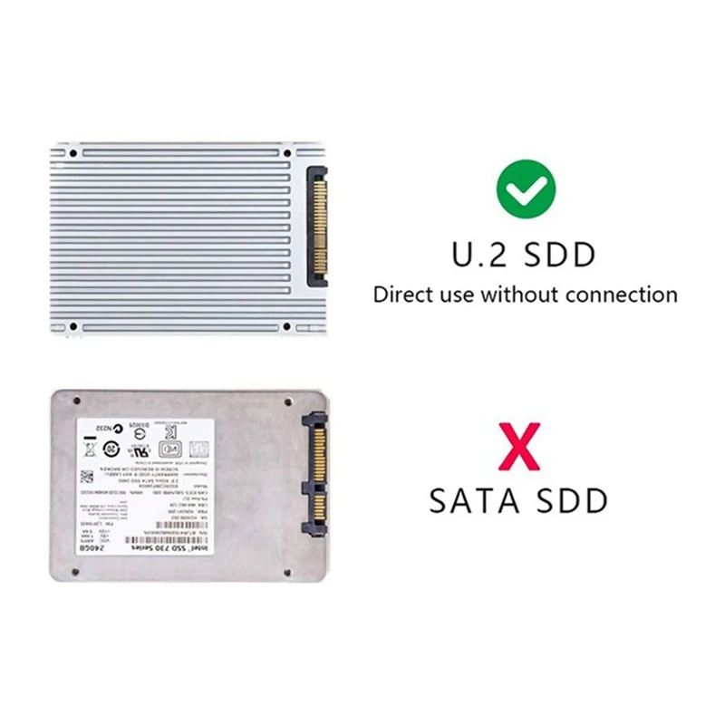 PCIE 3 0 X16 к U.2 SFF8639 хост-адаптер для PCIe SFF-8639 SSD Райзер-карта SATA-Express двойной отсек